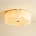 AlabasterGlow | Flush Mount Ceiling Light with Sculptural Design | Soft Ambient Glow for Modern Interiors 0