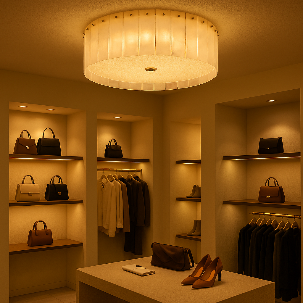 AlabasterGlow | Flush Mount Ceiling Light with Sculptural Design | Soft Ambient Glow for Modern Interiors 2