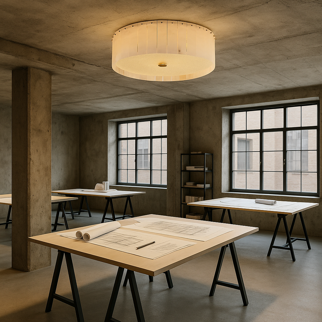 AlabasterGlow | Flush Mount Ceiling Light with Sculptural Design | Soft Ambient Glow for Modern Interiors 3