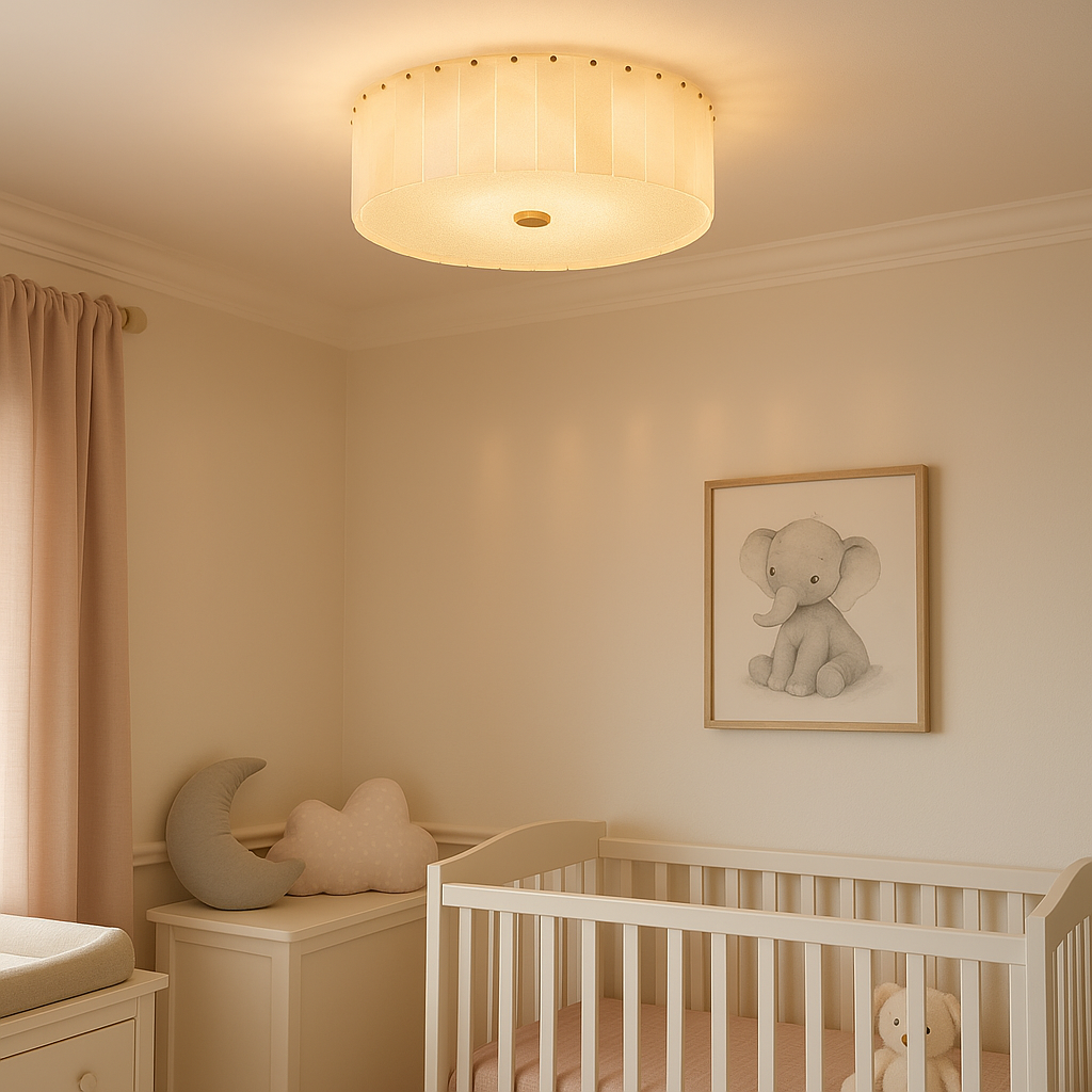 AlabasterGlow | Flush Mount Ceiling Light with Sculptural Design | Soft Ambient Glow for Modern Interiors 4