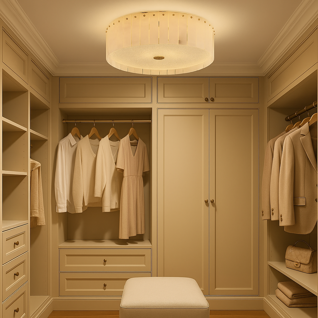 AlabasterGlow | Flush Mount Ceiling Light with Sculptural Design | Soft Ambient Glow for Modern Interiors 5