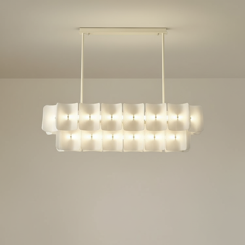 AleraGlow | Modern Chandelier Light with Soft Diffusion | Elegant Design for Dining Rooms 0
