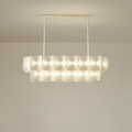 AleraGlow | Modern Chandelier Light with Soft Diffusion | Elegant Design for Dining Rooms 0