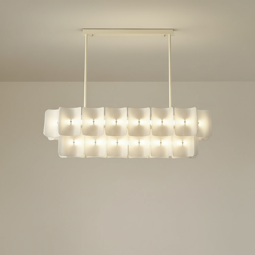 AleraGlow | Modern Chandelier Light with Soft Diffusion | Elegant Design for Dining Rooms 0