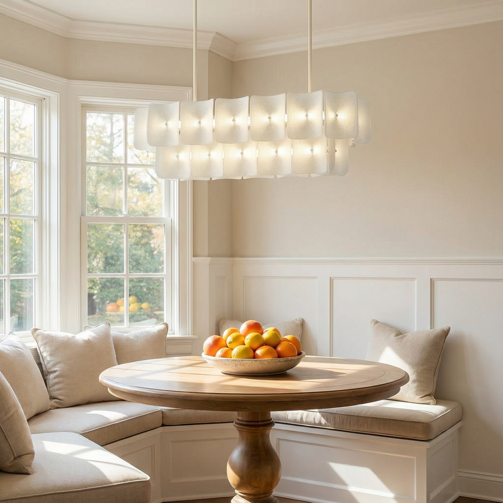AleraGlow | Modern Chandelier Light with Soft Diffusion | Elegant Design for Dining Rooms 2