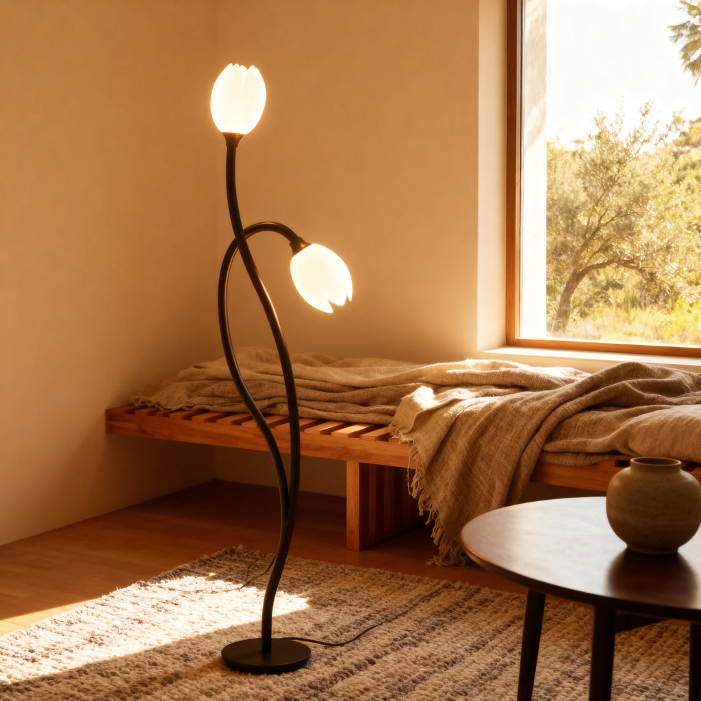 BotanicaGlow | Modern Table Lamp with Botanical Design & Soft Glow for Elegant Interiors 2