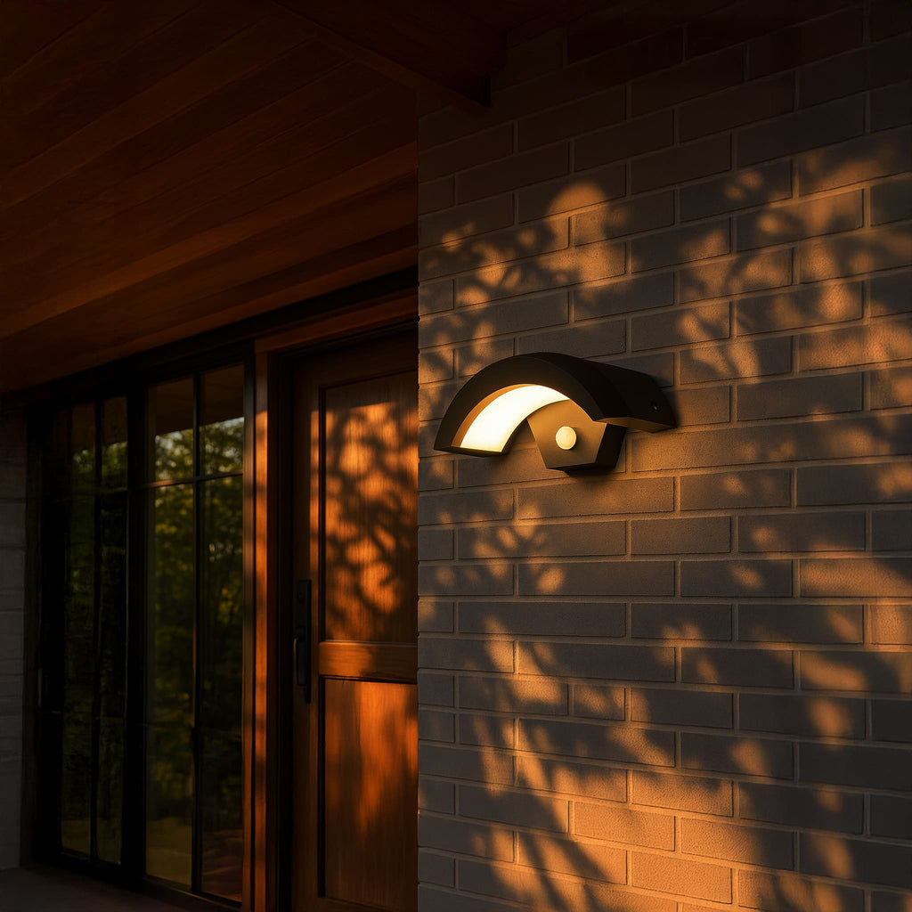CurvaLight | Outdoor Wall Lantern with Motion Sensor & Stylish Design | Enhanced Safety and Convenience 2
