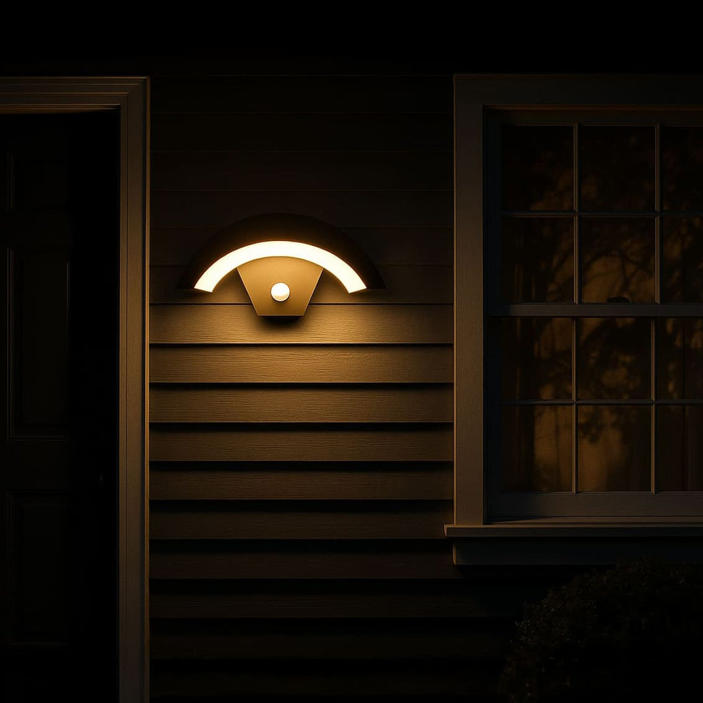 CurvaLight | Outdoor Wall Lantern with Motion Sensor & Stylish Design | Enhanced Safety and Convenience 3