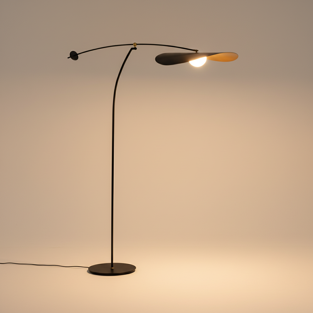 Elegant Arc Floor Lamp | Modern Design with Warm 3000K Glow | Stylish Lighting for Cozy Living Rooms 0