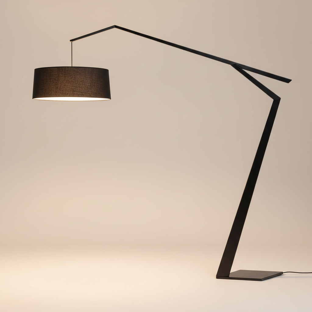 Elegant Modern Floor Lamp with Adjustable Height | Stylish Lighting for Living Room Spaces 10