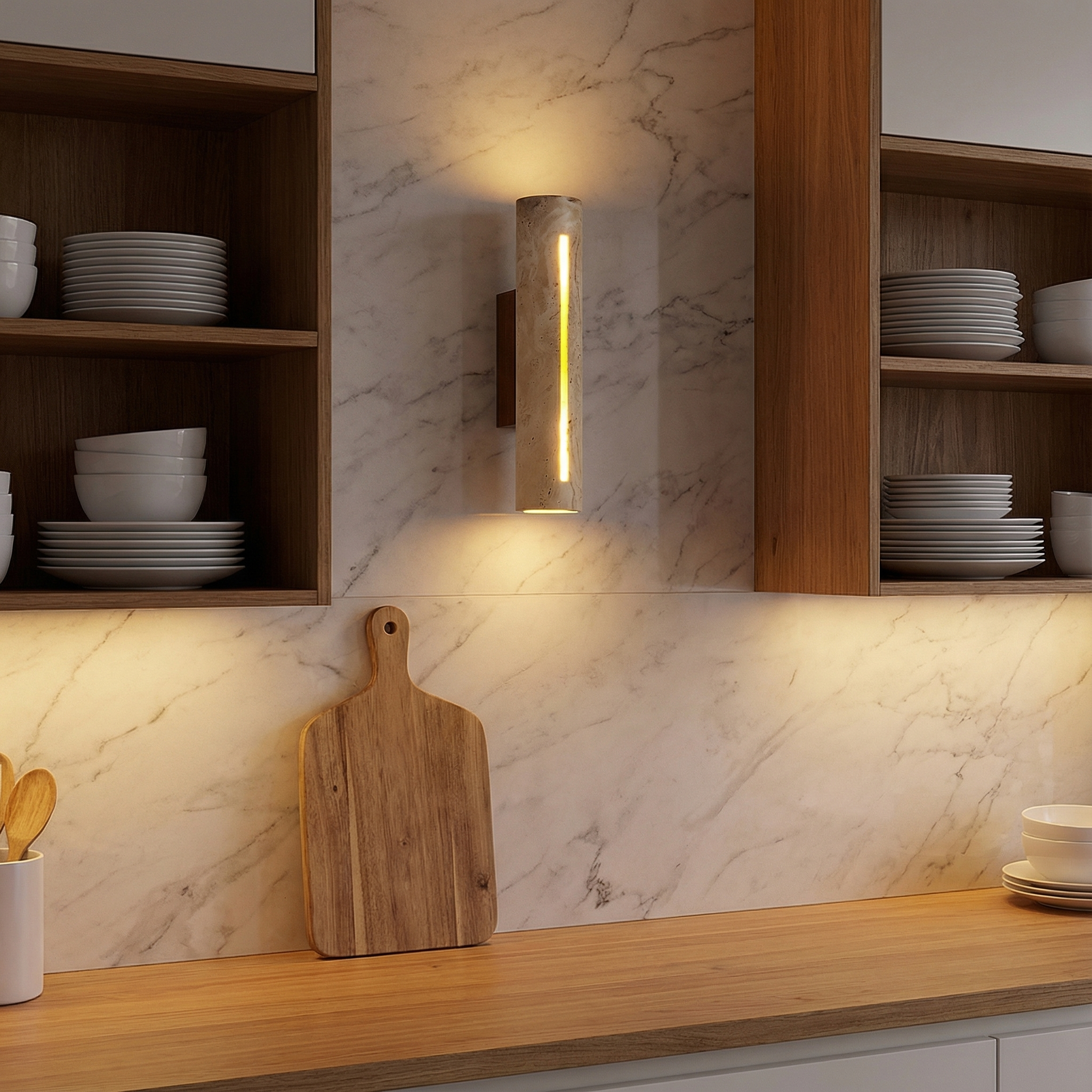 Elegant Wall Sconce Lighting with Soft Ambient Glow | Minimalist Design for Calming Spaces 4
