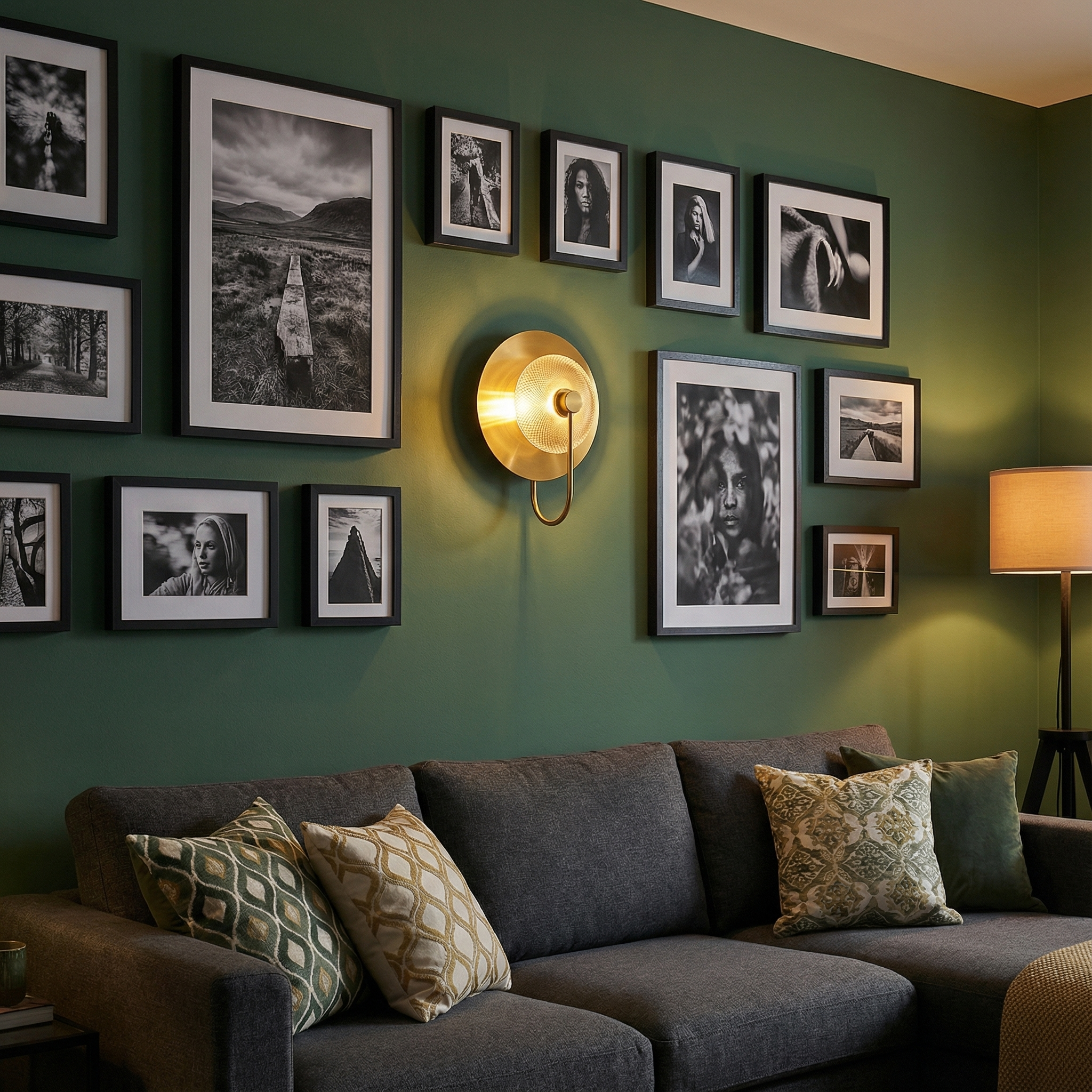 Elegant Wall Sconce Lighting with Warm Metallic Finish | Soft Ambient Glow for Modern Interiors 3