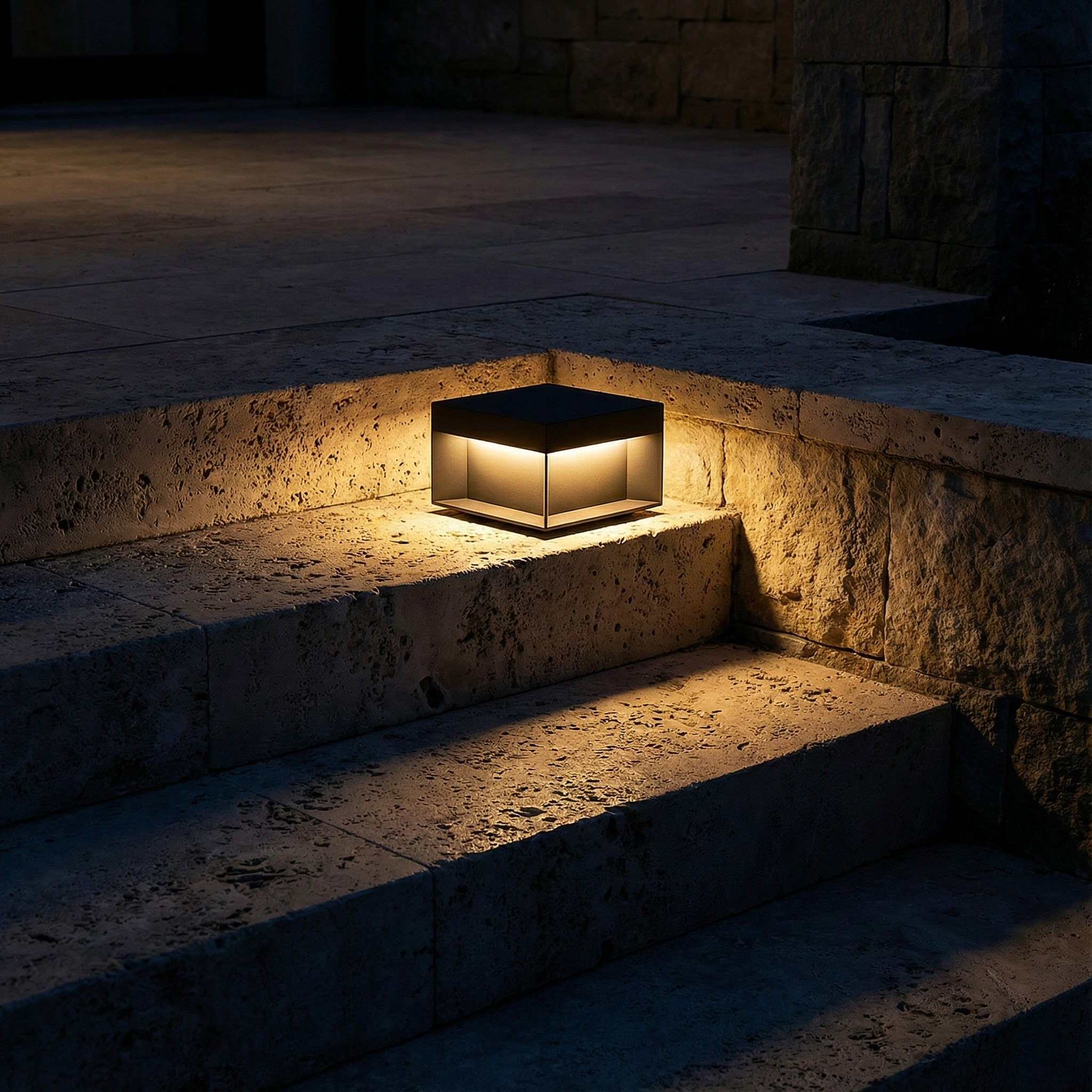 EliosCube | Solar Outdoor Light Fixture with Modern Design | Durable & Waterproof Illumination for Gardens 4