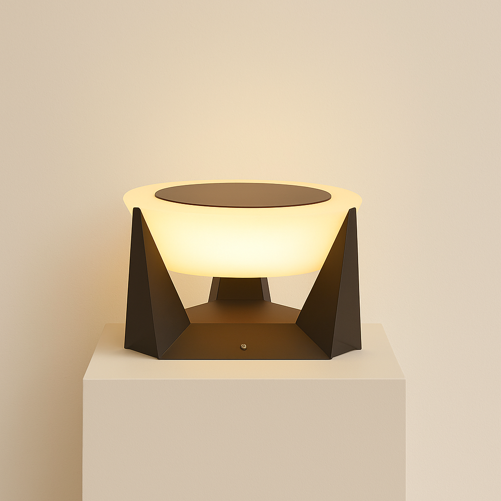 LuminaraGlow | Solar Lights Outdoor with Warm 3000K Illumination | Modern Design for Landscape Lighting 0