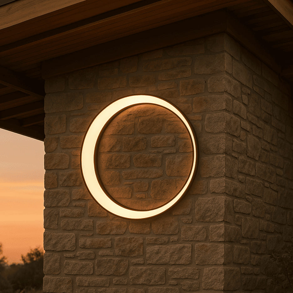 Lunara | Outdoor Light Fixture with Modern Design & Durable Stainless Steel | Stylish Outdoor Wall Lights for Enhanced Visibility 3