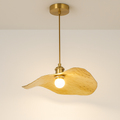 Modern Brass Flush Mount Ceiling Light with Adjustable Height | Elegant Design for Ambient Illumination 0
