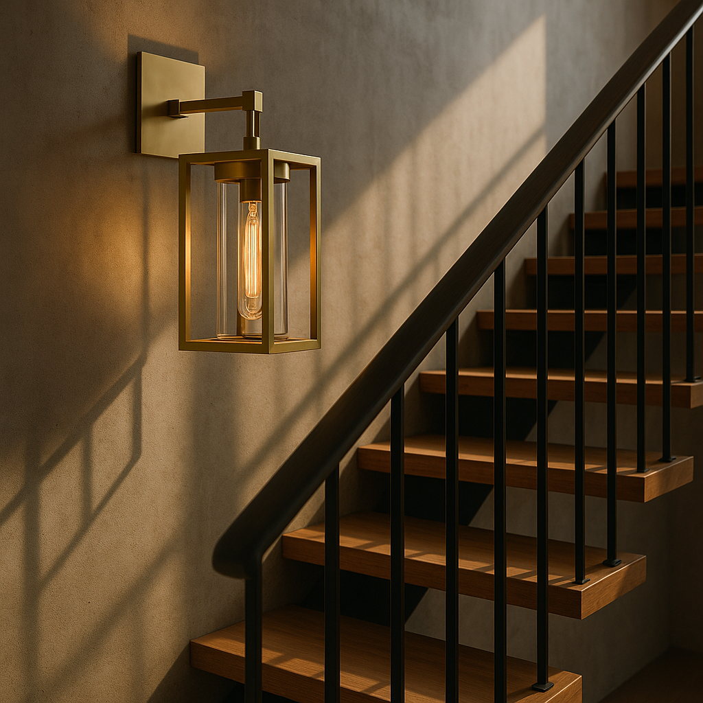 Modern Brass Wall Sconce Lighting with Dimmable LED & Elegant Glass Shade for Sophisticated Ambiance 3