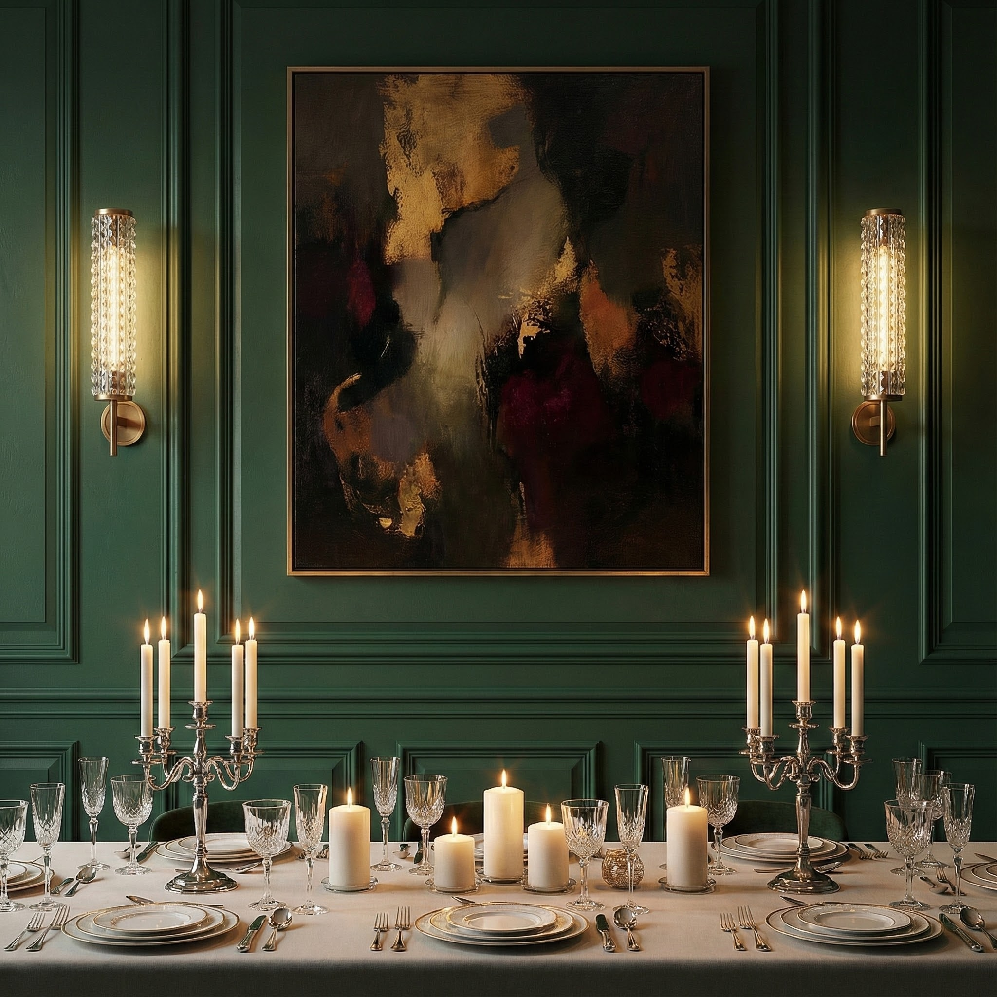 Modern Brass Wall Sconce Lighting with Luminous Glass Column | Elegant Design for Contemporary Interiors 4