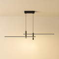 Modern Collection | Black Pendant Light with Adjustable Height | Stylish Kitchen Pendant Lighting for Elegant Spaces 0