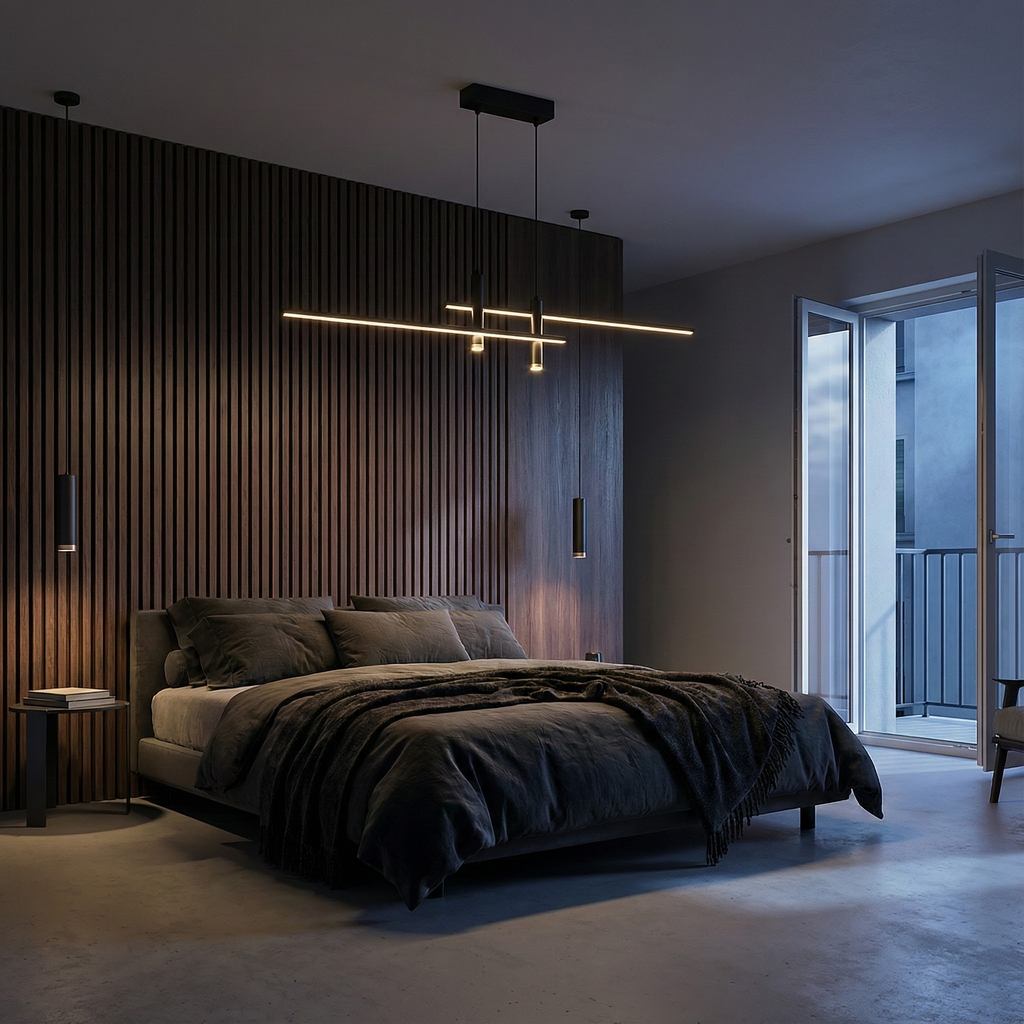 Modern Collection | Black Pendant Light with Adjustable Height | Stylish Kitchen Pendant Lighting for Elegant Spaces 7