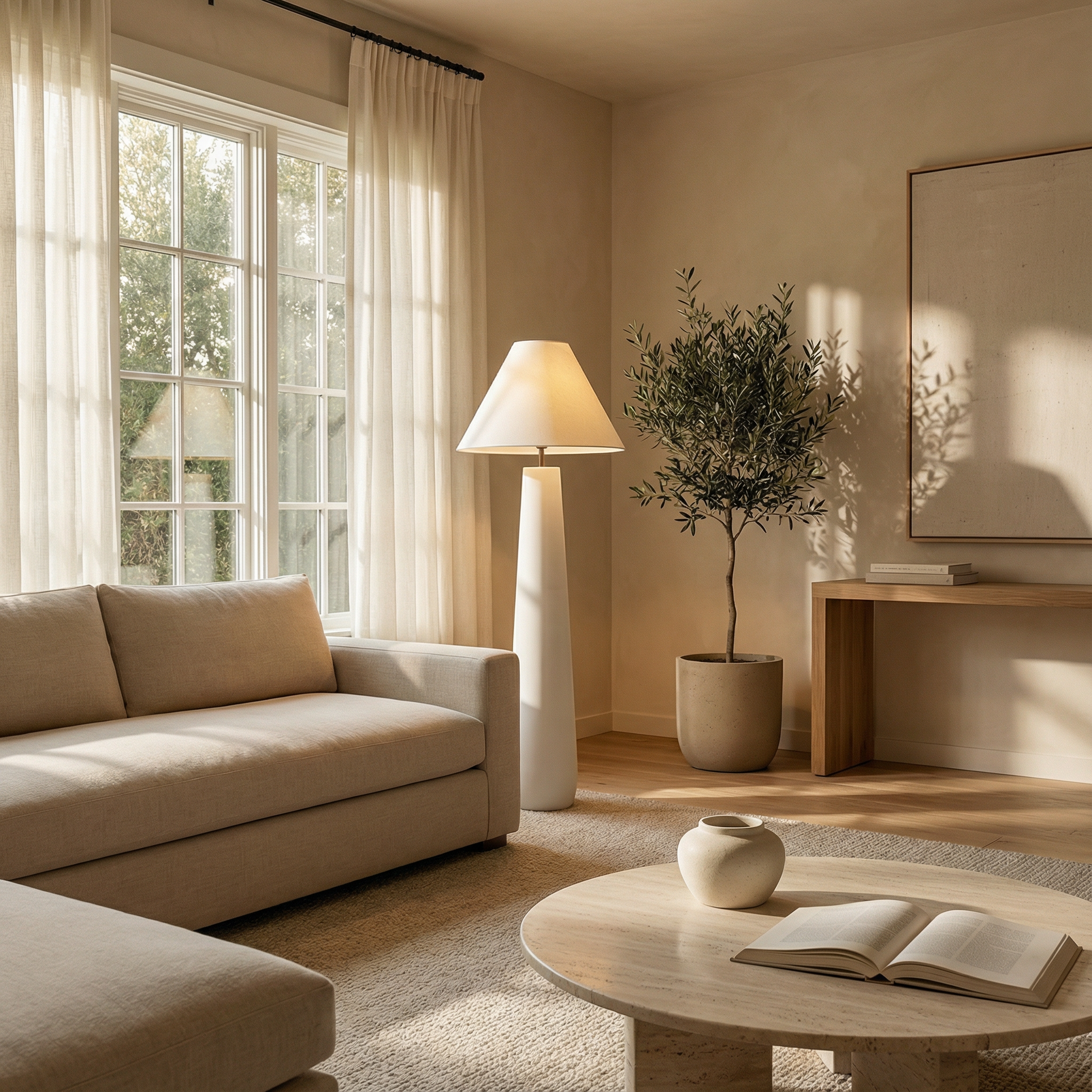 Modern Floor Lamp | Minimalist Design with Soft Glow | Elegant Illumination for Living Rooms 2