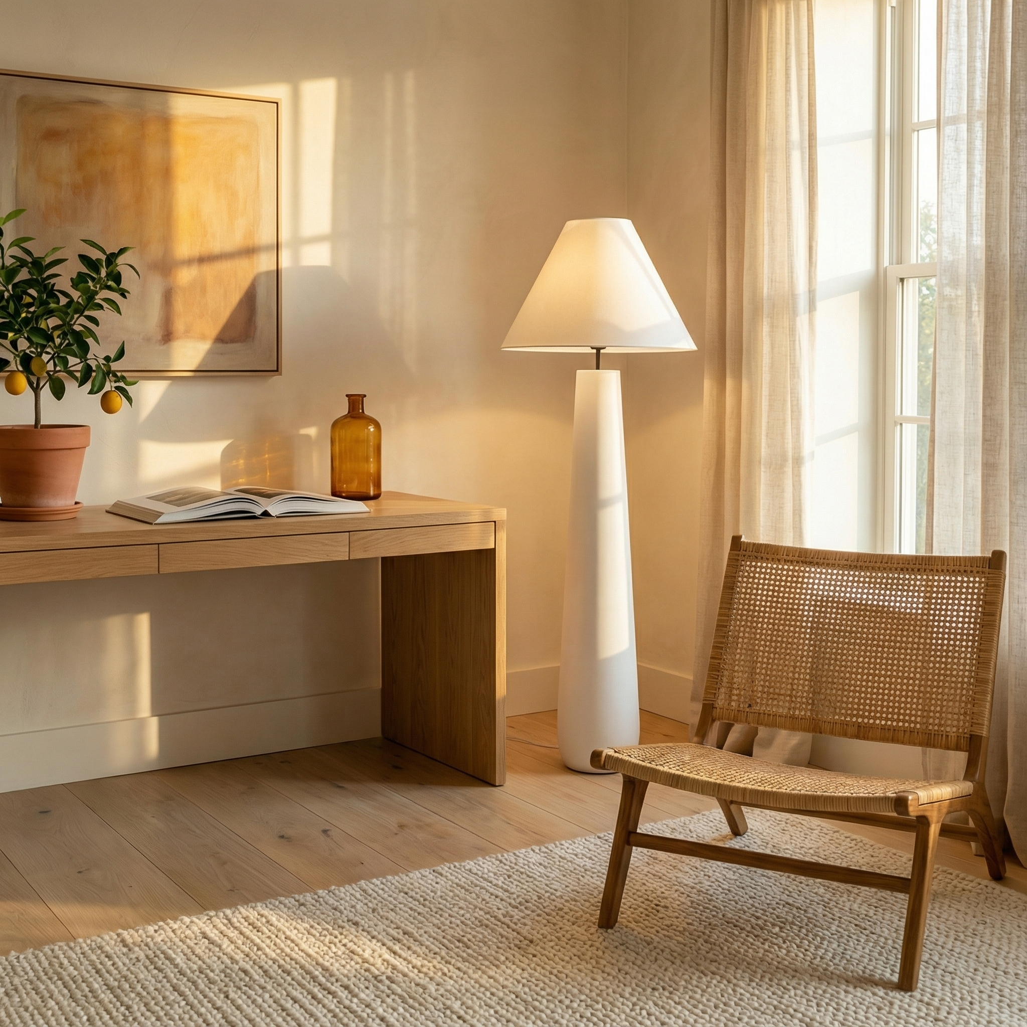 Modern Floor Lamp | Minimalist Design with Soft Glow | Elegant Illumination for Living Rooms 5