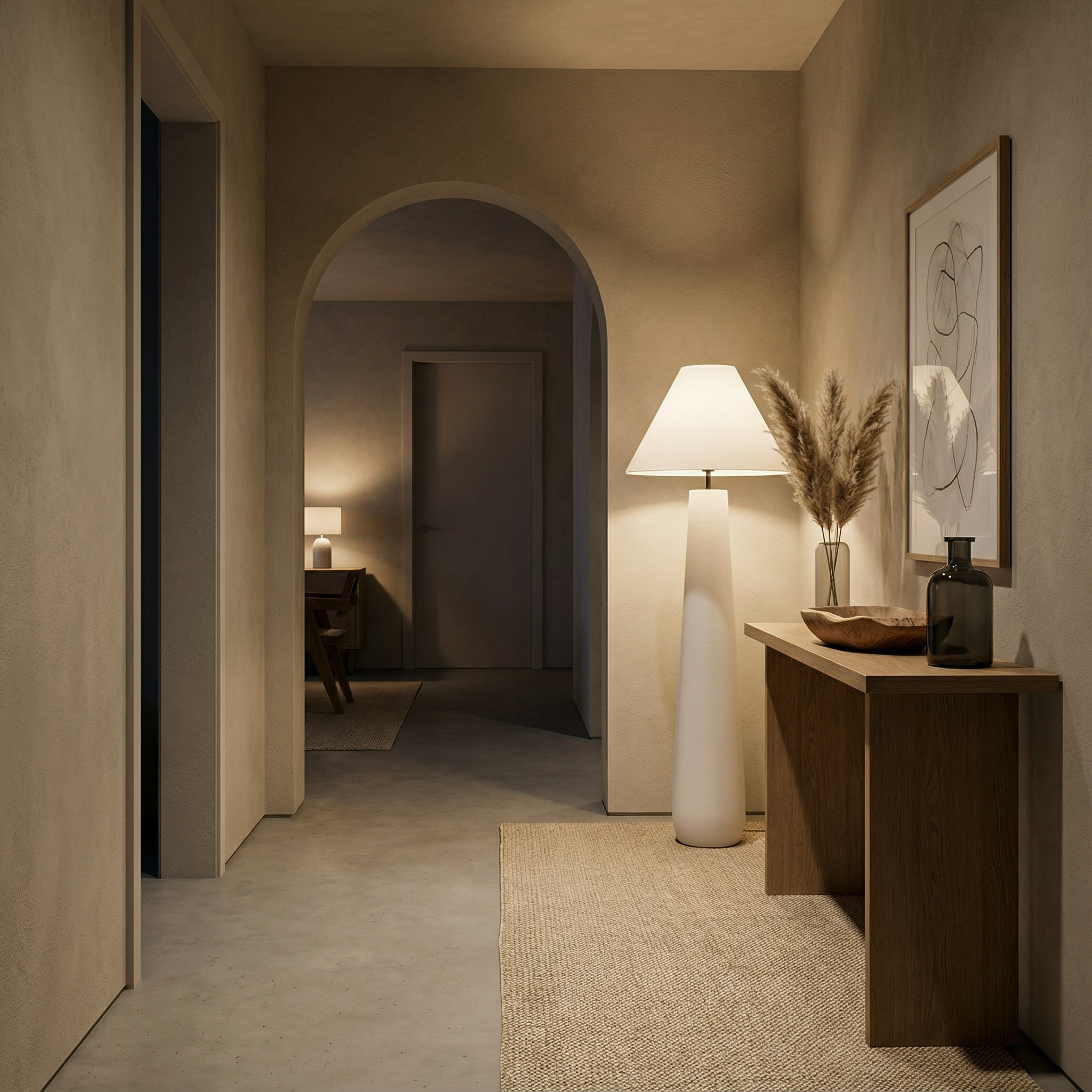 Modern Floor Lamp | Minimalist Design with Soft Glow | Elegant Illumination for Living Rooms 7