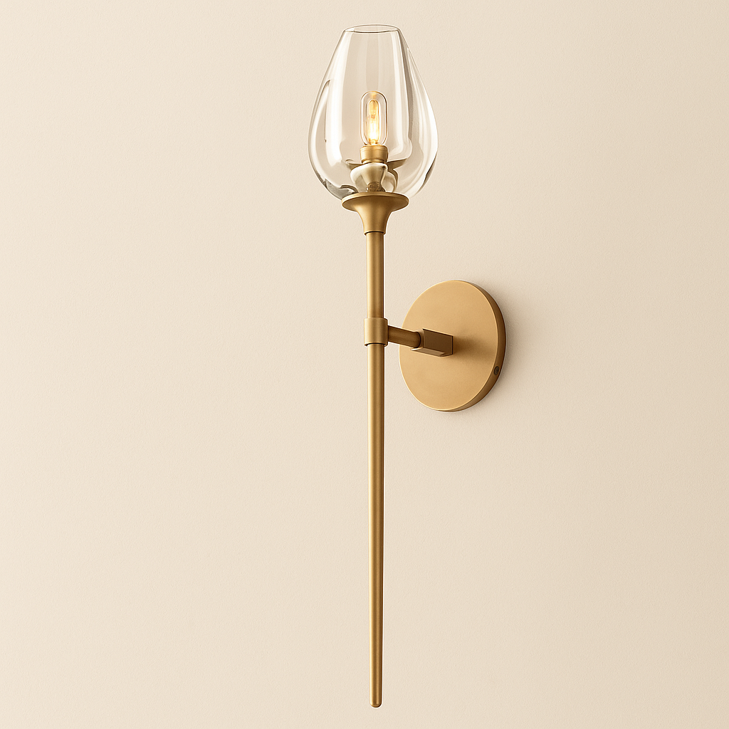 Modern Glass Chandelier Light with Dimming Capability | Elegant Design for Cozy Dining Room Ambiance 0