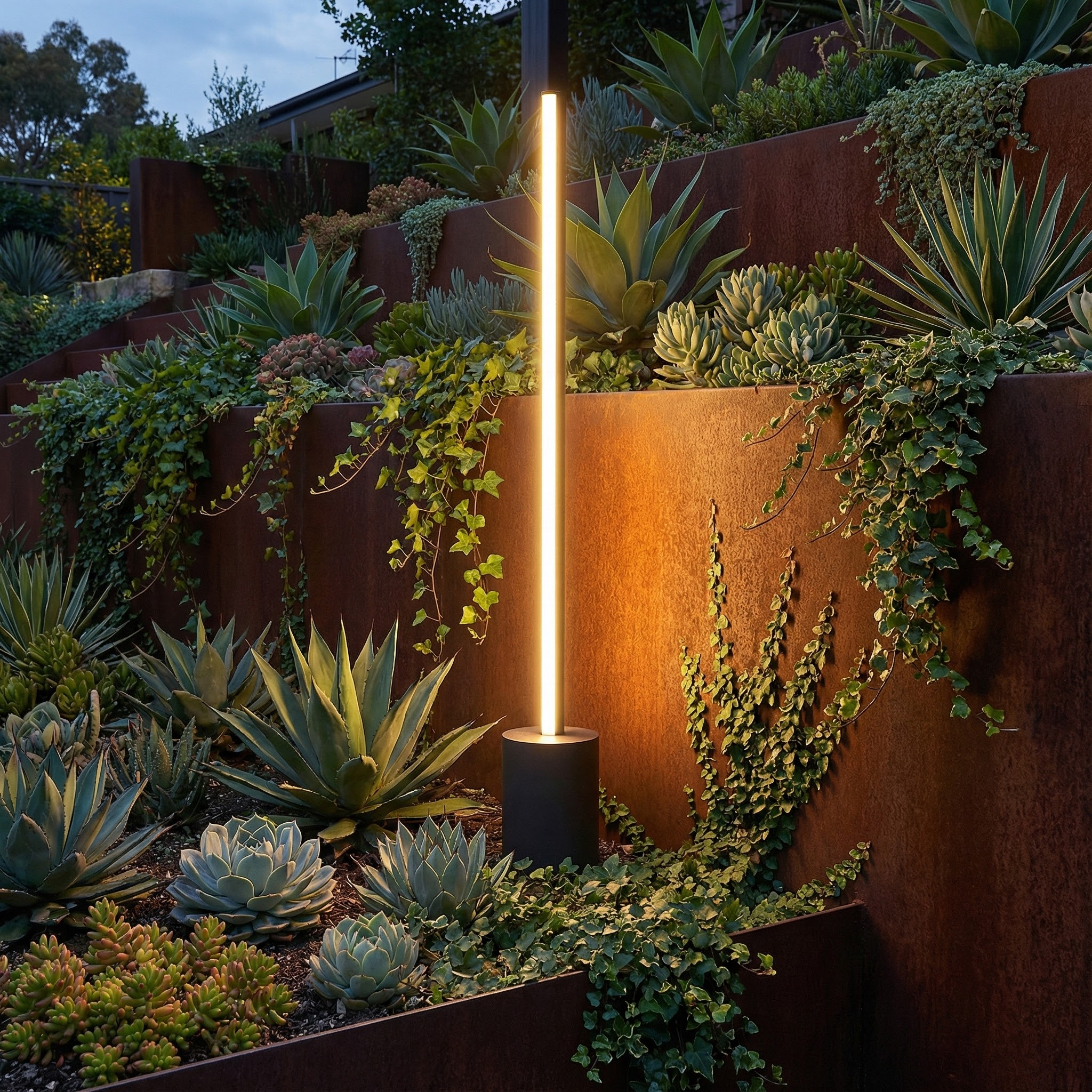 Modern Minimalist Outdoor Light | IP65 Pathway Fixture with Adjustable Brightness | Durable Design for All Weather 2