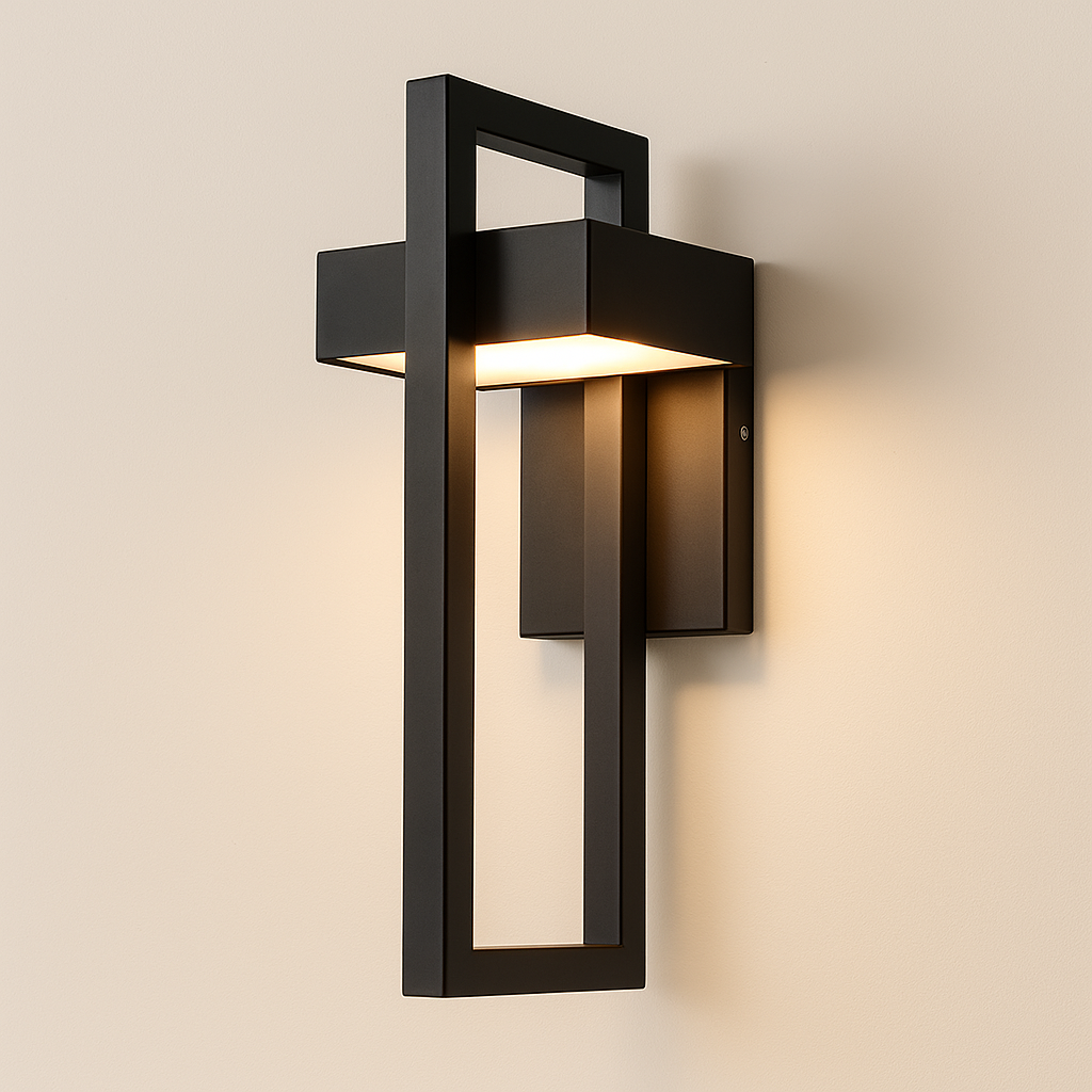 Modern Outdoor Wall Sconce with LED Illumination | Durable Stainless Steel Design for Elegant Exterior Spaces 1