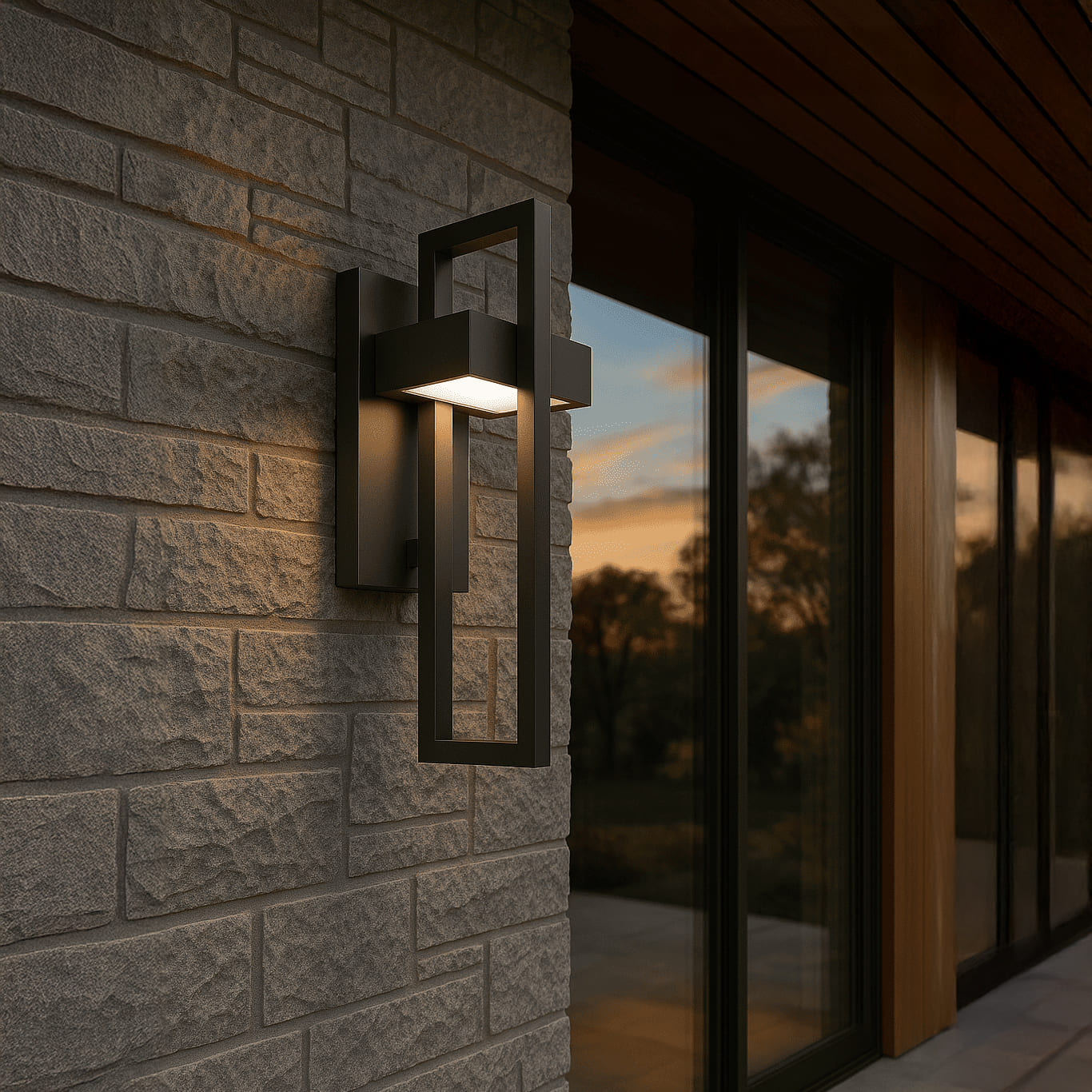 Modern Outdoor Wall Sconce with LED Illumination | Durable Stainless Steel Design for Elegant Exterior Spaces 3