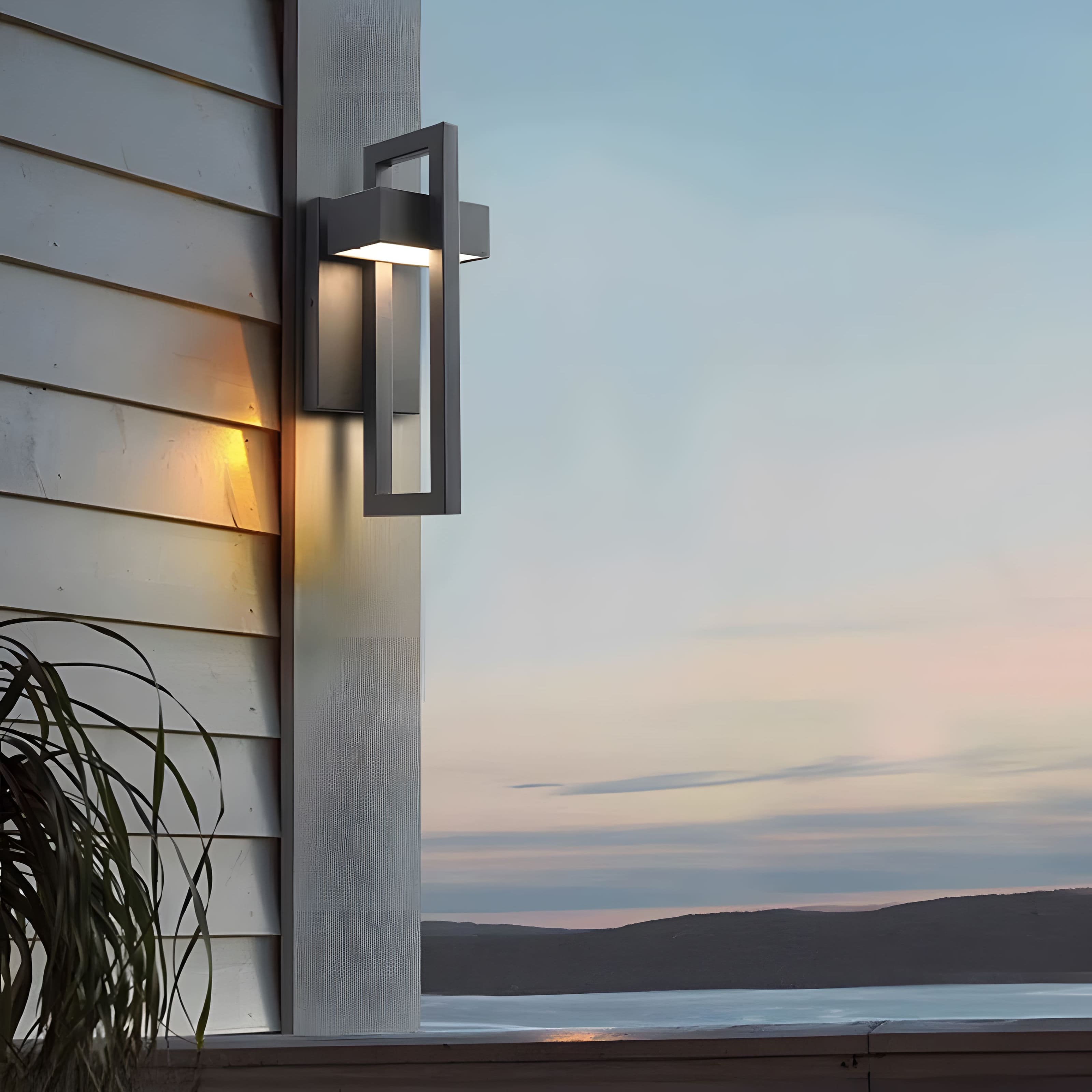 Modern Outdoor Wall Sconce with LED Illumination | Durable Stainless Steel Design for Elegant Exterior Spaces 4