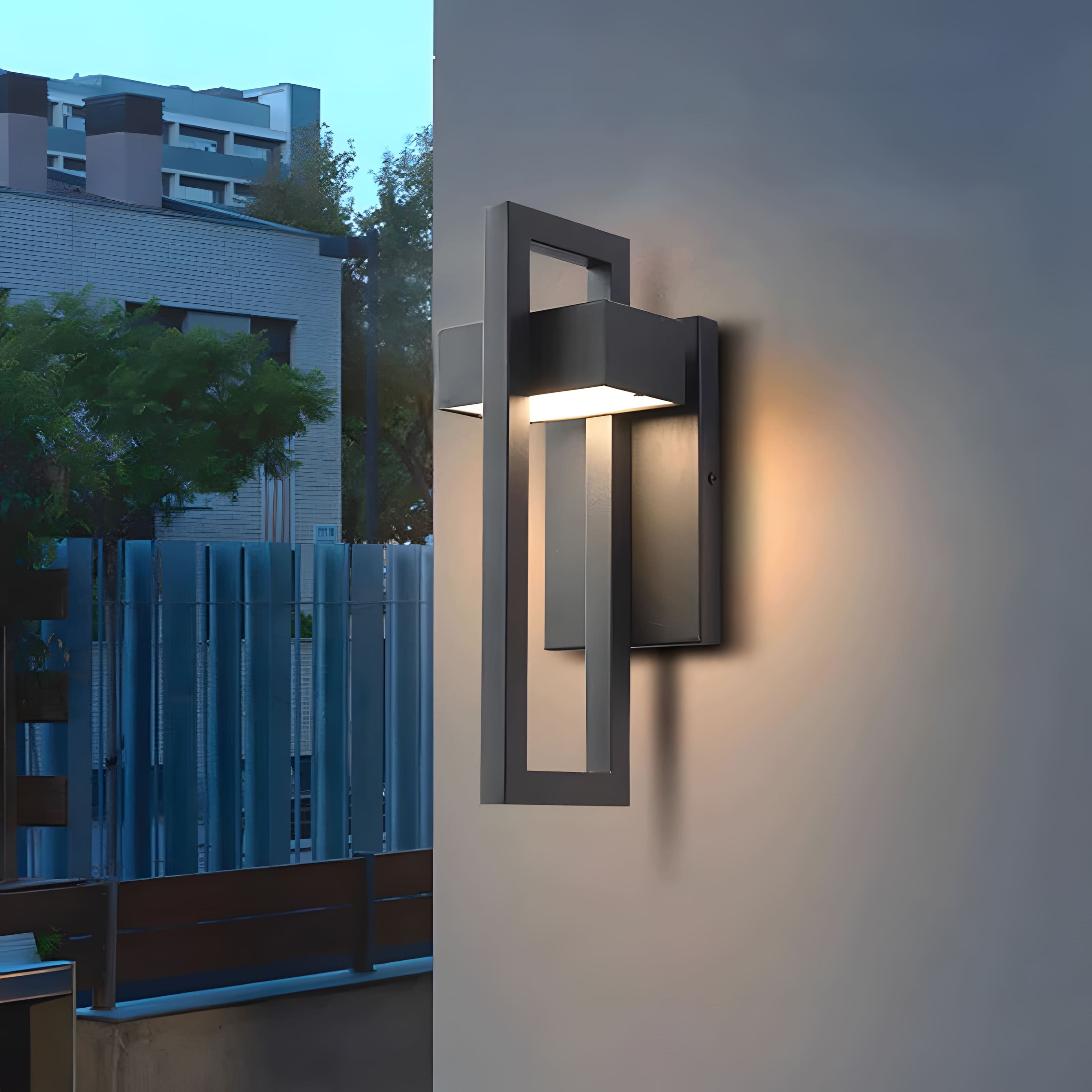 Modern Outdoor Wall Sconce with LED Illumination | Durable Stainless Steel Design for Elegant Exterior Spaces 5