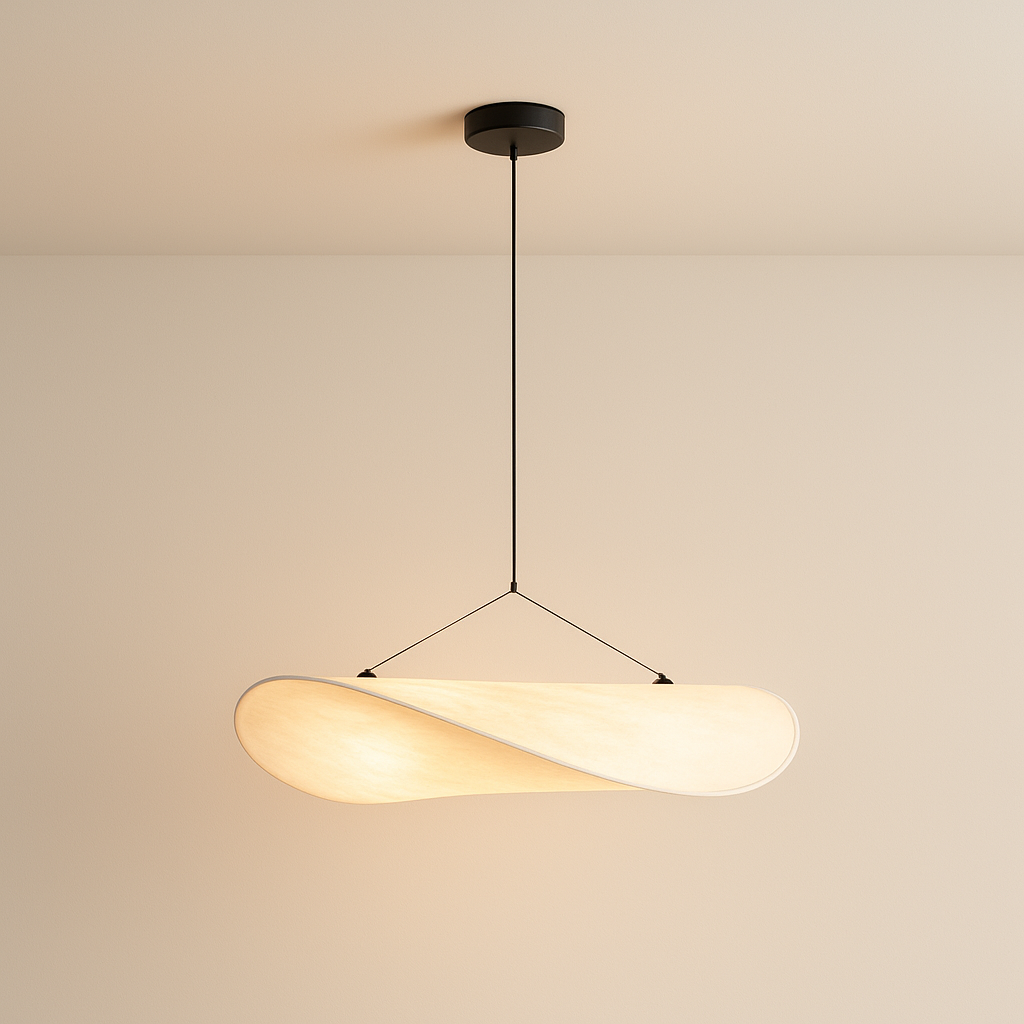 NimbusGlow | Modern Pendant Light with Soft Curves | Ambient Illumination for Serene Spaces 0