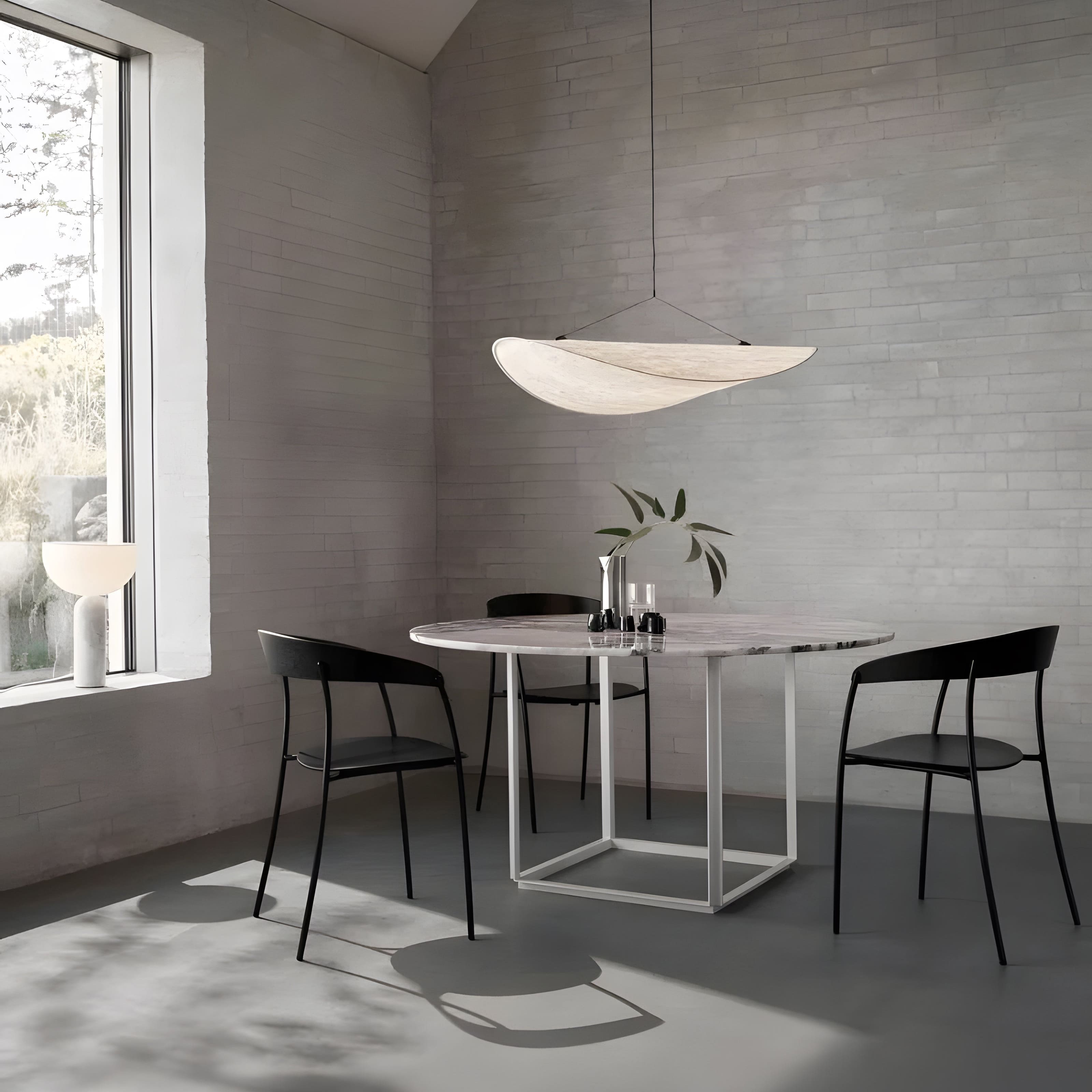NimbusGlow | Modern Pendant Light with Soft Curves | Ambient Illumination for Serene Spaces 4