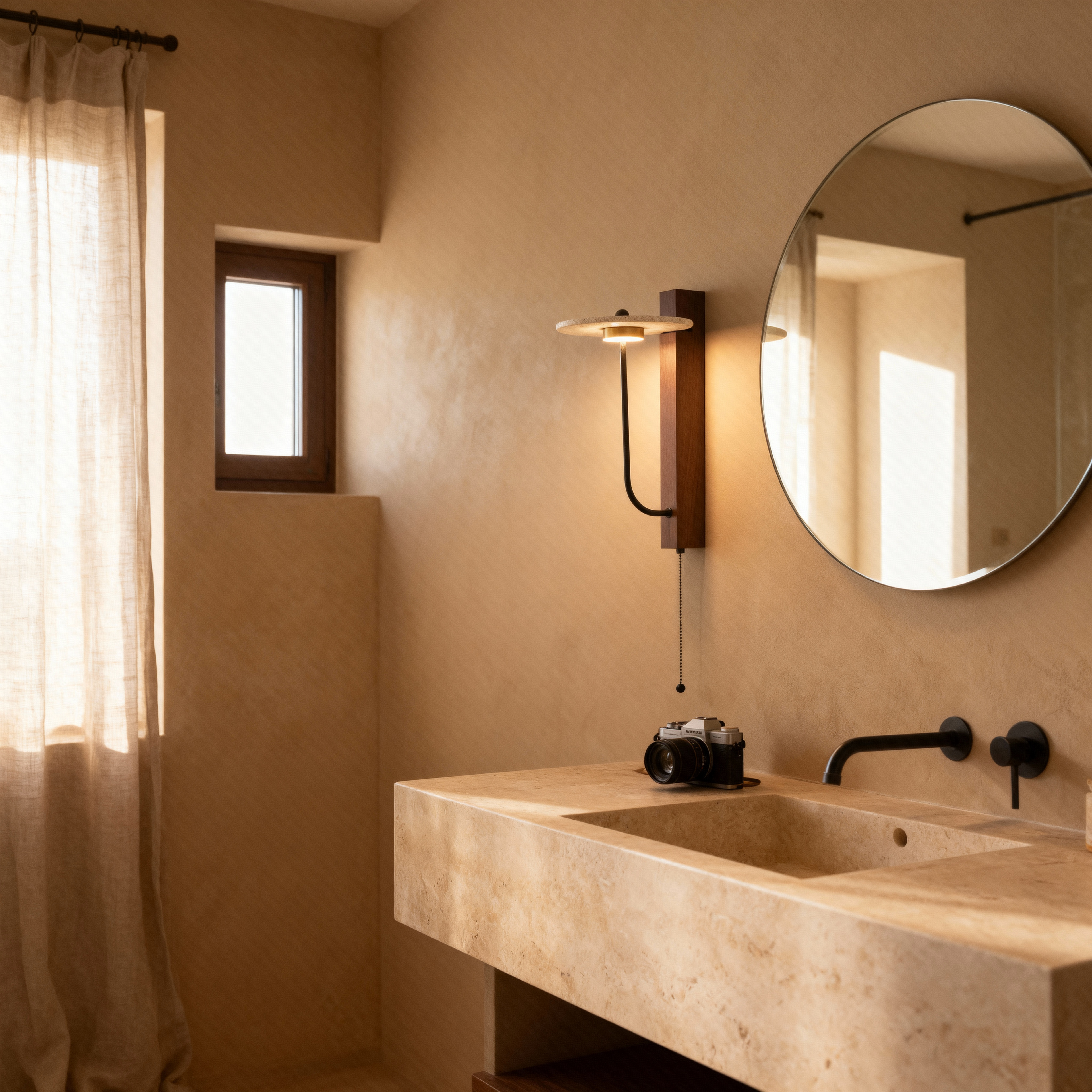 RuvoStone | Wall Sconce Lighting with Natural Materials for Cozy Ambiance 2